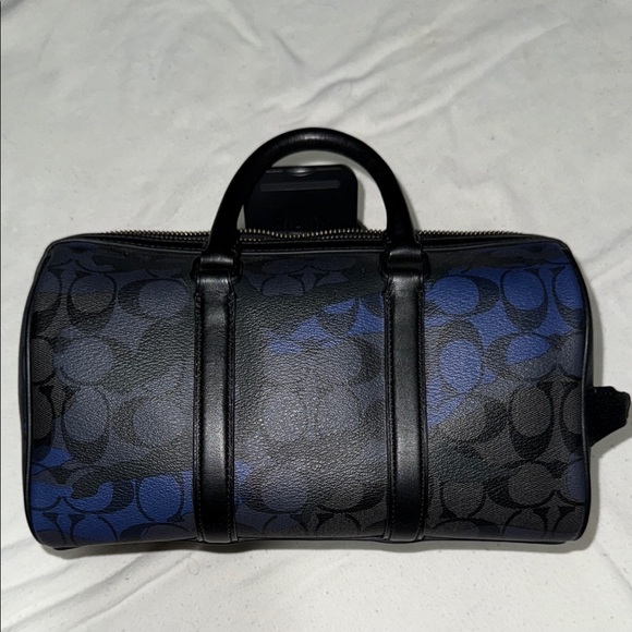 Coach Black and Blue Leather Bag - Picture 1 of 8
